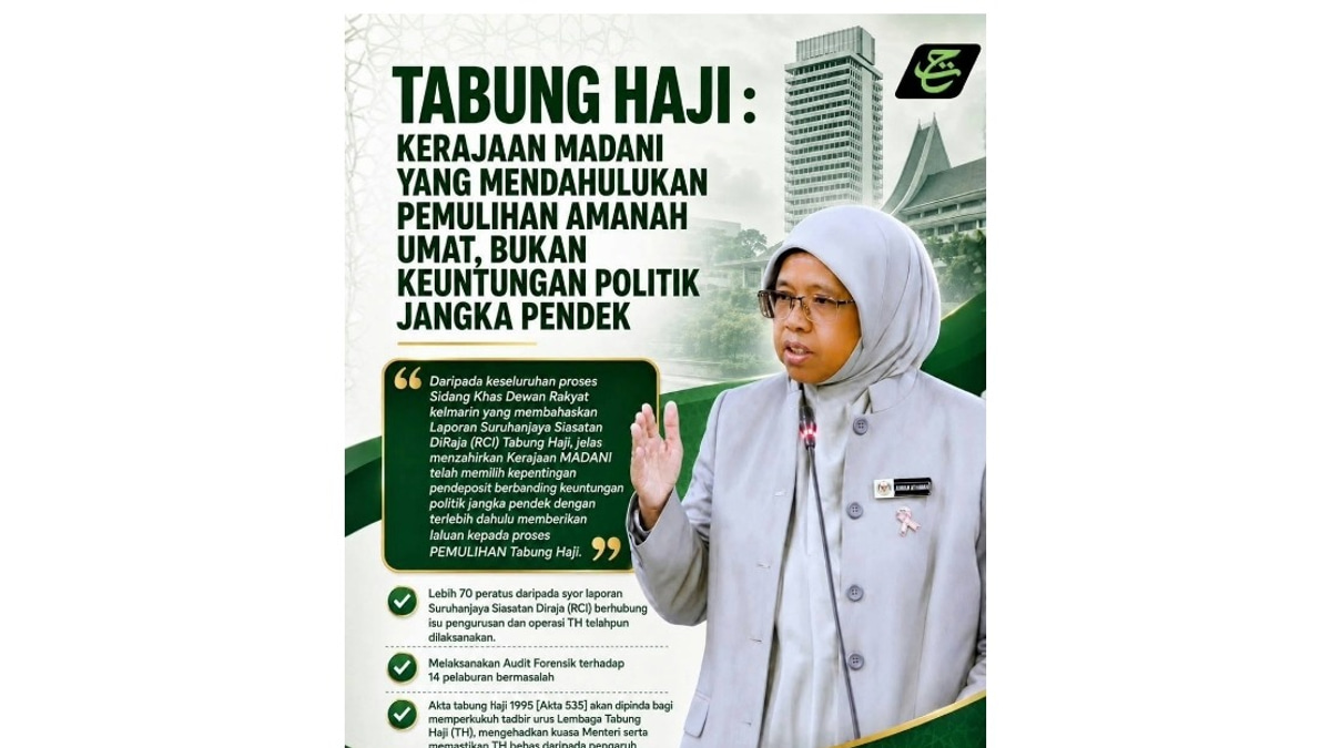 Government Puts Depositors First in Tabung Haji Crisis, Says Deputy Minister